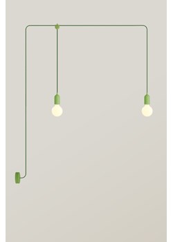 H & M - Zewnętrzna 2-ramienna Lampa Z Żarówkami - Zielony ze sklepu H&M w kategorii Lampy wiszące - zdjęcie 169997257