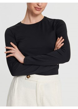 Sinsay - Koszulka z długimi rękawami - czarny ze sklepu Sinsay w kategorii Bluzki damskie - zdjęcie 169999126