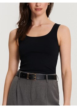 Sinsay - Top na ramiączkach - czarny ze sklepu Sinsay w kategorii Bluzki damskie - zdjęcie 169999128