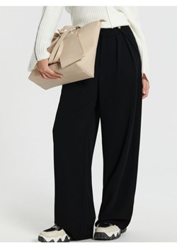 Sinsay - Spodnie wide leg - czarny ze sklepu Sinsay w kategorii Spodnie damskie - zdjęcie 169999186