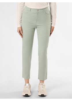 BRAX Spodnie - Mary S Kobiety Bawełna miętowy jednolity ze sklepu vangraaf w kategorii Spodnie damskie - zdjęcie 170000225