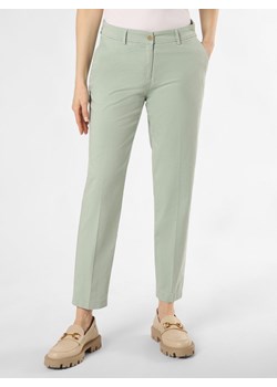 BRAX Spodnie - Maron S Kobiety Bawełna miętowy jednolity ze sklepu vangraaf w kategorii Spodnie damskie - zdjęcie 170000229