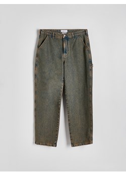 Reserved - Jeansy straight z efektem sprania - indigo jeans ze sklepu Reserved w kategorii Jeansy męskie - zdjęcie 170000745