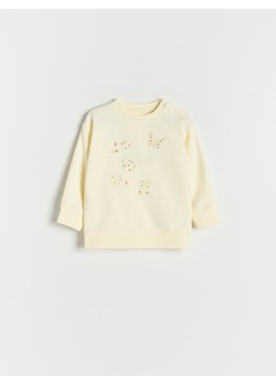 Reserved - Bluza z aplikacją - żółty ze sklepu Reserved w kategorii Bluzy i swetry - zdjęcie 170000826