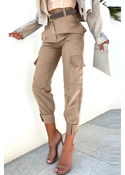 Spodnie BOLIARA BEIGE ze sklepu Ivet Shop w kategorii Spodnie damskie - zdjęcie 170001028
