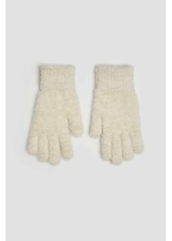 Futrzane rękawiczki piaskowe ze sklepu Moodo.pl w kategorii Rękawiczki damskie - zdjęcie 170002859
