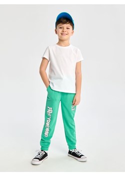 Sinsay - Spodnie dresowe jogger - zielony ze sklepu Sinsay w kategorii Spodnie chłopięce - zdjęcie 170003405