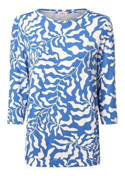 s.Oliver Koszula damska Kobiety Dżersej niebieski wzorzysty ze sklepu vangraaf w kategorii Bluzki damskie - zdjęcie 170004166