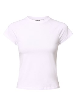 Noisy May Koszulka damska - NMKatinka Kobiety Bawełna biały jednolity ze sklepu vangraaf w kategorii Bluzki damskie - zdjęcie 170004168