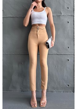 Spodnie HOMERDA BEIGE ze sklepu Ivet Shop w kategorii Spodnie damskie - zdjęcie 170007227