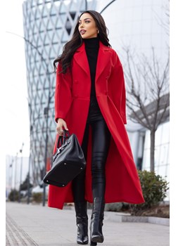 Płaszcz VREMOVA RED ze sklepu Ivet Shop w kategorii Płaszcze damskie - zdjęcie 170007228