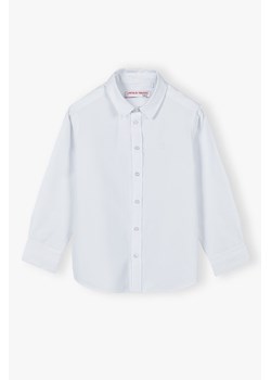 Biała koszula dla chłopca z długim rękawem ze sklepu 5.10.15 w kategorii Koszule chłopięce - zdjęcie 170007409