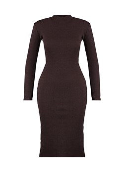 trendyol Sukienka w kolorze brązowym ze sklepu Limango Polska w kategorii Sukienki - zdjęcie 170007526