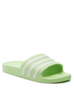 adidas Klapki adilette Aqua Slides IF6046 Zielony ze sklepu MODIVO w kategorii Klapki męskie - zdjęcie 170009256