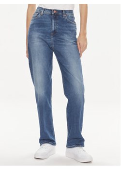 Tommy Jeans Jeansy Julie DW0DW17614 Granatowy Straight Fit ze sklepu MODIVO w kategorii Jeansy damskie - zdjęcie 170009569