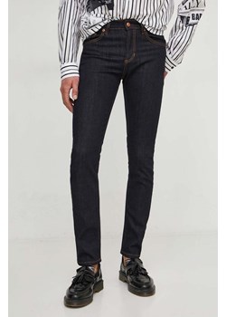 Versace Jeans Couture jeansy męskie kolor granatowy 76GAB5D0 DW022L54 ze sklepu ANSWEAR.com w kategorii Jeansy damskie - zdjęcie 170010766