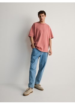 Reserved - T-shirt boxy - różowy ze sklepu Reserved w kategorii T-shirty męskie - zdjęcie 170010969