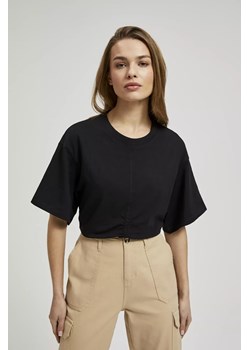 Bluzka z krótkimi szerokimi rękawami czarna ze sklepu Moodo.pl w kategorii Bluzki damskie - zdjęcie 170015799