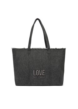 Torebka LOVE MOSCHINO JC4321PP0IKQ0000 Denim Nero ze sklepu eobuwie.pl w kategorii Torby Shopper bag - zdjęcie 170021157