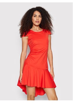 Rinascimento Sukienka koktajlowa CFC0107564003 Czerwony Slim Fit ze sklepu MODIVO w kategorii Sukienki - zdjęcie 170022595