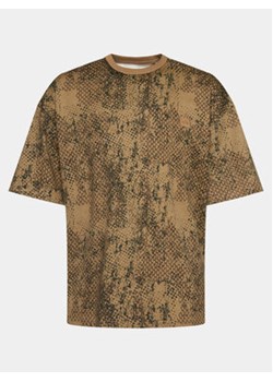 Alpha Industries T-Shirt Essentials 146504C Brązowy Relaxed Fit ze sklepu MODIVO w kategorii T-shirty męskie - zdjęcie 170022675
