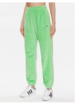 Champion Spodnie dresowe 116257 Zielony Regular Fit ze sklepu MODIVO w kategorii Spodnie damskie - zdjęcie 170022818
