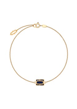 Bransoletka złota z lapis lazuli - Nomad ze sklepu YES.pl w kategorii Bransoletki - zdjęcie 170023435