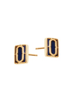 Kolczyki złote z lapis lazuli - Nomad ze sklepu YES.pl w kategorii Kolczyki - zdjęcie 170023458