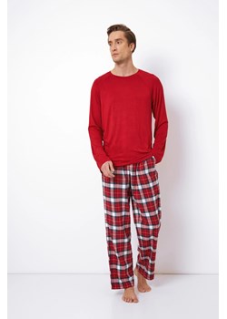 Piżama męska Max Aruelle czerwona ze sklepu piubiu_pl w kategorii Piżamy męskie - zdjęcie 170029978