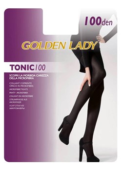 Rajstopy kryjące Golden Lady nero Tonic 100 DEN czarne ze sklepu piubiu_pl w kategorii Rajstopy - zdjęcie 170030039