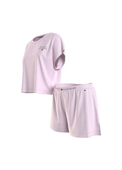 Piżama damska z krótkim rękawem Tommy Hilfiger różowa UW0UW04590 ze sklepu piubiu_pl w kategorii Piżamy damskie - zdjęcie 170030169