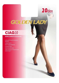 Rajstopy Golden Lady Ciao 20DEN Castoro brąz ze sklepu piubiu_pl w kategorii Rajstopy - zdjęcie 170033736