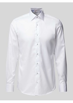 Koszula biznesowa o kroju slim fit z kołnierzykiem typu kent ze sklepu Peek&Cloppenburg  w kategorii Koszule męskie - zdjęcie 170037746