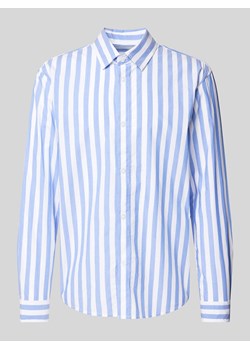Koszula casualowa o kroju relaxed fit ze wzorem w paski ze sklepu Peek&Cloppenburg  w kategorii Koszule męskie - zdjęcie 170037956