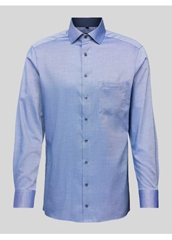 Koszula biznesowa o kroju Modern Fit z kołnierzykiem typu kent ze sklepu Peek&Cloppenburg  w kategorii Koszule męskie - zdjęcie 170038246