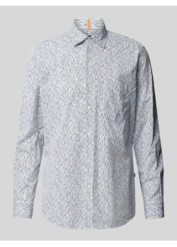Koszula casualowa o kroju regular fit ze wzorem na całej powierzchni model ‘Remiton’ ze sklepu Peek&Cloppenburg  w kategorii Koszule męskie - zdjęcie 170038248