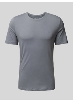 T-shirt z nadrukiem z logo ze sklepu Peek&Cloppenburg  w kategorii T-shirty męskie - zdjęcie 170038407