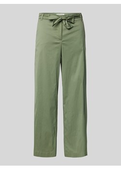 Spodnie typu paperbag o skróconym kroju regular fit ze sklepu Peek&Cloppenburg  w kategorii Spodnie damskie - zdjęcie 170038937