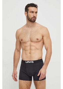 Levi's bokserki 4-pack męskie kolor czarny ze sklepu PRM w kategorii Majtki męskie - zdjęcie 170039118