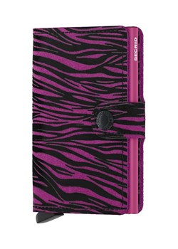Secrid portfel skórzany Miniwallet Zebra Fuchsia kolor różowy ze sklepu PRM w kategorii Portfele damskie - zdjęcie 170039559
