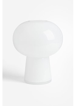 H & M - Wazon z błyszczącego szkła - Biały ze sklepu H&M w kategorii Wazony - zdjęcie 170039686