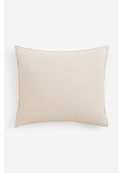 H & M - Sprana poszewka na poduszkę zawierająca len - Beżowy ze sklepu H&M w kategorii Poszewki na poduszki - zdjęcie 170039817