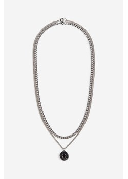 H & M - Naszyjnik 2-pak - Srebrny ze sklepu H&M w kategorii Naszyjniki męskie - zdjęcie 170040075