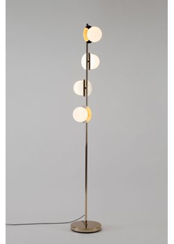 H & M - Lampa podłogowa z dyskiem opalowym - Złoty ze sklepu H&M w kategorii Lampy podłogowe - zdjęcie 170040205