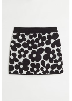 H & M - Dzianinowa spódnica - Czarny ze sklepu H&M w kategorii Spódnice - zdjęcie 170040315