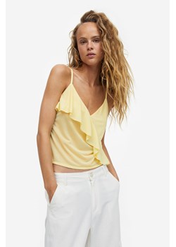 H & M - Top na ramiączkach - Żółty ze sklepu H&M w kategorii Bluzki damskie - zdjęcie 170040449
