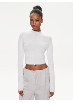 Calvin Klein Performance Bluza 00GWS4J406 Biały Slim Fit ze sklepu MODIVO w kategorii Bluzy damskie - zdjęcie 170045058