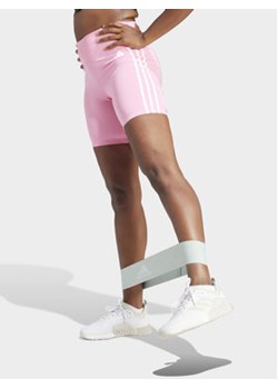 adidas Szorty sportowe Essentials IS4206 Różowy Slim Fit ze sklepu MODIVO w kategorii Szorty - zdjęcie 170045117