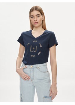 Liu Jo T-Shirt TA4137 J6040 Granatowy Regular Fit ze sklepu MODIVO w kategorii Bluzki damskie - zdjęcie 170045135