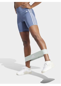 adidas Szorty sportowe Essentials IS4208 Niebieski Slim Fit ze sklepu MODIVO w kategorii Szorty - zdjęcie 170045226